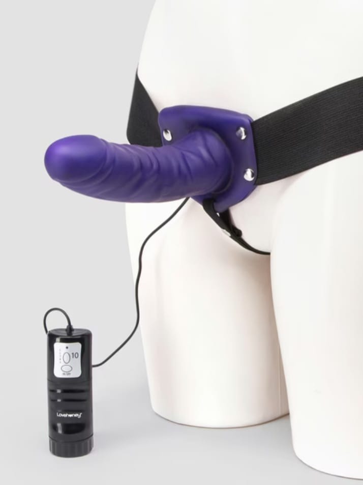 Lovehoney Perfect Partner 10 Functional Vibrating Strap-On 6 Inch